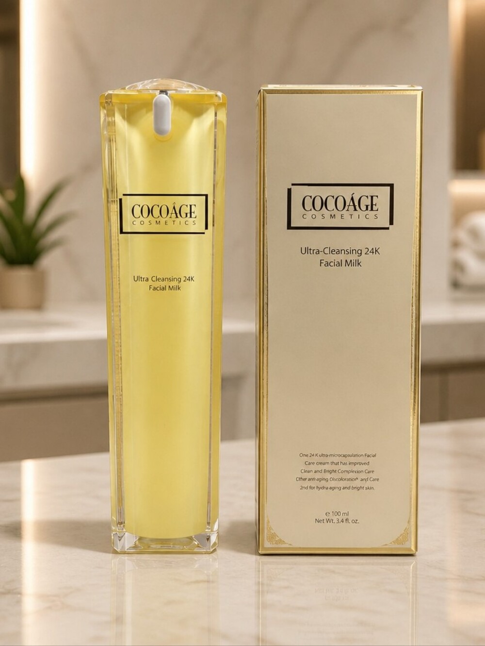 Cocoage Ultra-Cleansing 24K Facial Milk